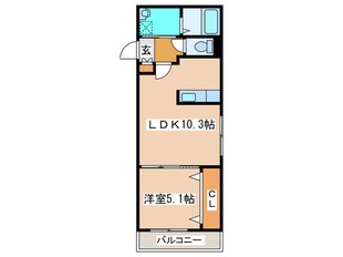 Regina学園前の物件間取画像